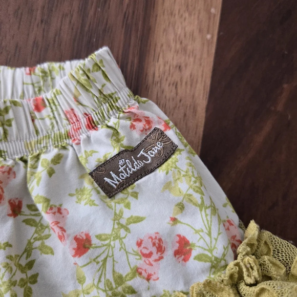 MATILDA JANE Tierd Ruffle Tull Floral Skirt Size 8 - Picture 3 of 9